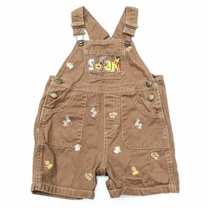 LITTLE REBELS baby boy safari lion bib overalls